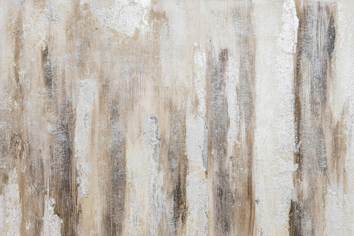 ACRYLBILD HANDGEMALT 120/80 cm - Schwarz, Holz/Textil (2.12/80cm) - KUNSTLOFT