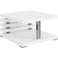 KAFFEETISCH 60x60x32 cm - Weiß - YOTO - Weiß, Holzwerkstoff (60/60/32cm) - ALTDECOR