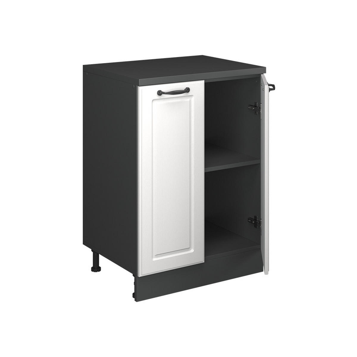 SKRINKA DO PODKROVIA Rion Biely vidiecky dom 60 x 81.6 cm bez sklonu s 2 dverami - biela, kompozitné drevo (60/83.8/46cm) - Vicco