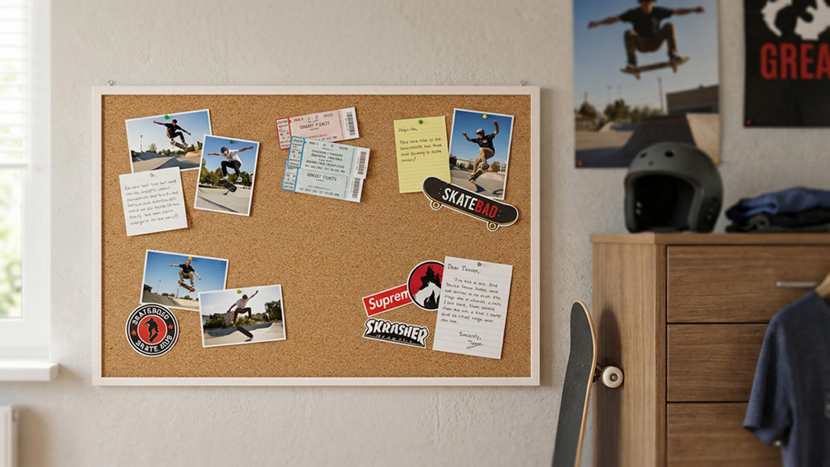 PINNWAND mit weißem Naturholzrahmen 90x60cm - Weiß, Holz (90/60/1.5cm) - ALLboards