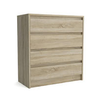 KOMMODE ASTORRE 75/82/35 cm mit 4 Schubladen Sonoma Eiche - Sonoma Eiche, Holzwerkstoff (75/82/35cm) - MASSENO