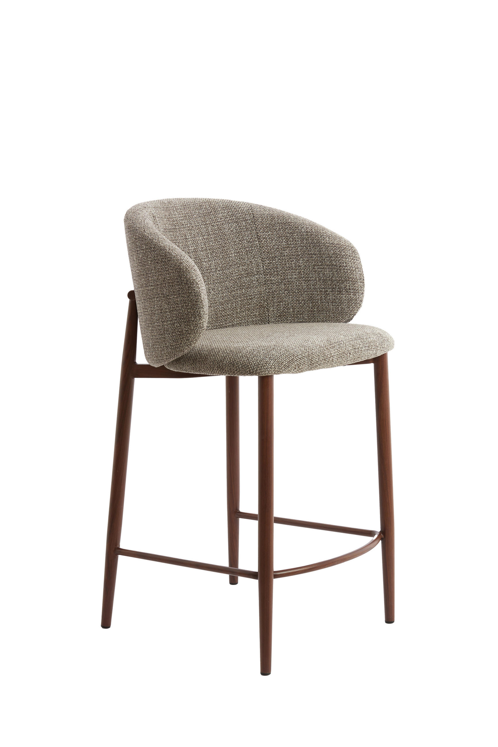 BARHOCKER Aluko Braun 57/55/94 cm - Braun, Metall (55/94/57cm) - Light & Living