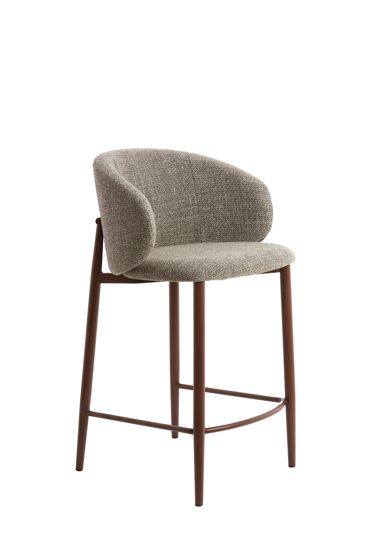 BARHOCKER Aluko Braun 57/55/94 cm - Braun, Metall (55/94/57cm) - Light & Living