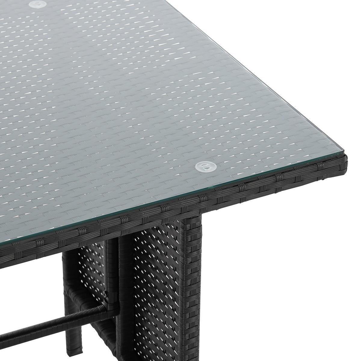 SITZGRUPPE Monroe Schwarz - Schwarz/Grau, Kunststoff - SVITA