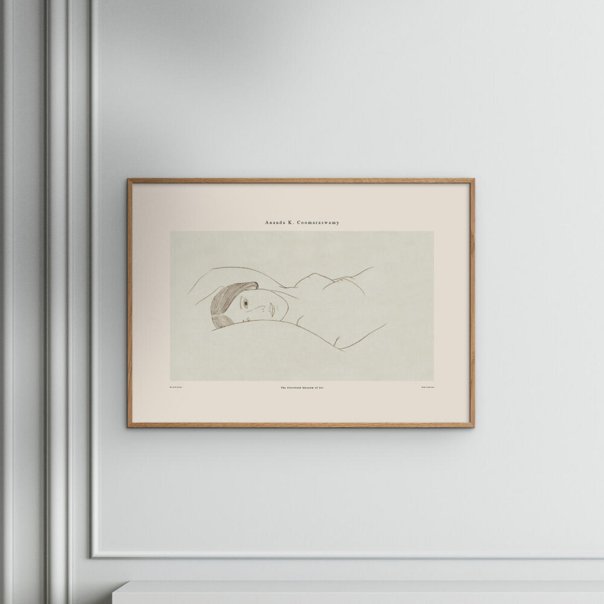 POSTER Arch Atelier - Ananda 02 - Naturfarben, Papier (50/2/70cm) - Poster&Frame