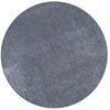 LUXUS SOFT VELOURS TEPPICH SHINE RUND - Anthrazit, Textil (160/160cm) - Snapstyle