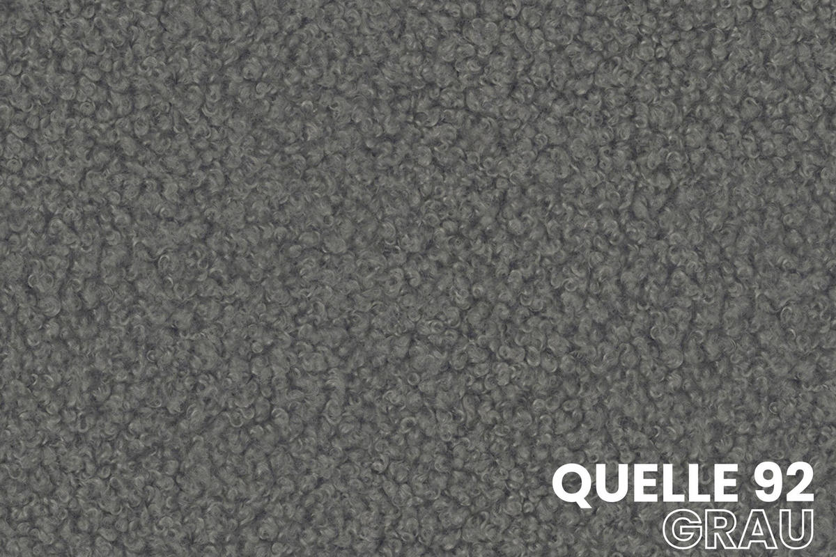 BOXBETT PAOLO 100/200 Boucle Dunkelgrau mit Taschen-Federkernmatratze H4 - Dunkelgrau, Holz/Holzwerkstoff (100/200cm) - Deine Möbel 24