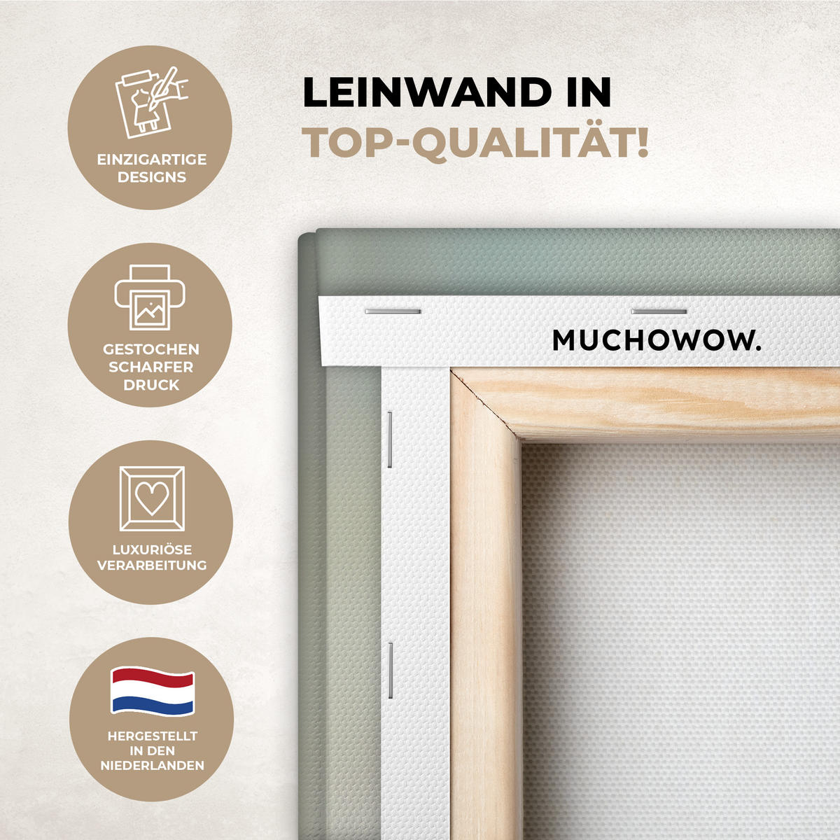 LEINWANDBILD Stilleben - Kräuter - Gewürze - Früchte - Farbenfroh Wanddeko 40x60 cm - Grün, Textil (40/60cm) - MuchoWow