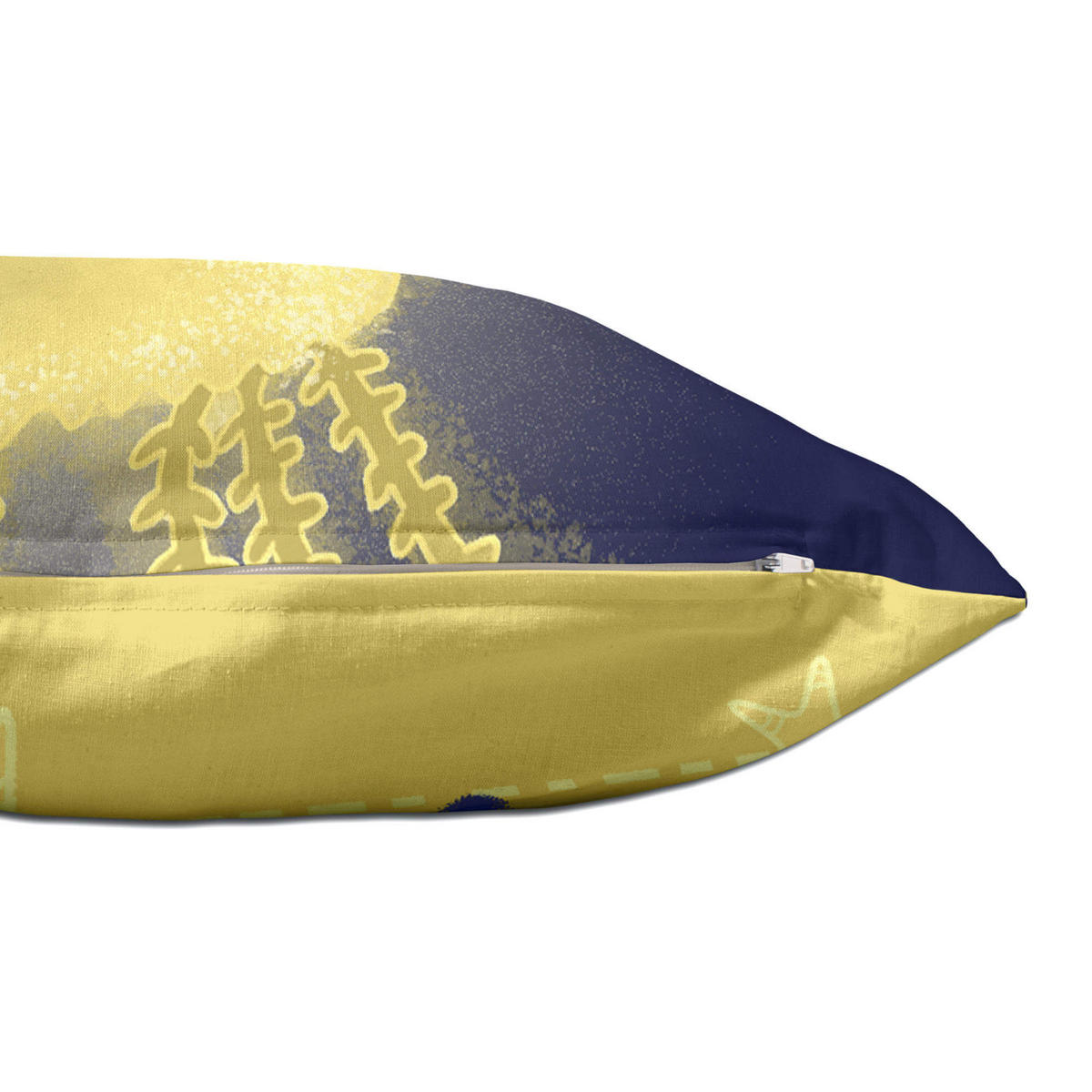 KISSENBEZUG happy mermaid 50x30 cm mehrfarbig - Multicolor, Textil (50/30cm) - Happy Friday