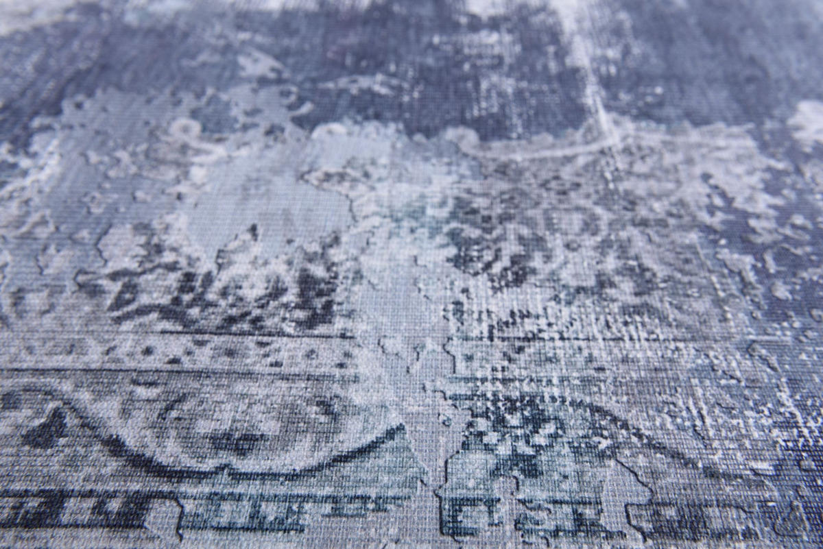VINTAGE-TEPPICH Cecilia 70x140 cm - Blau, Textil (70/140cm) - Gino Falcone