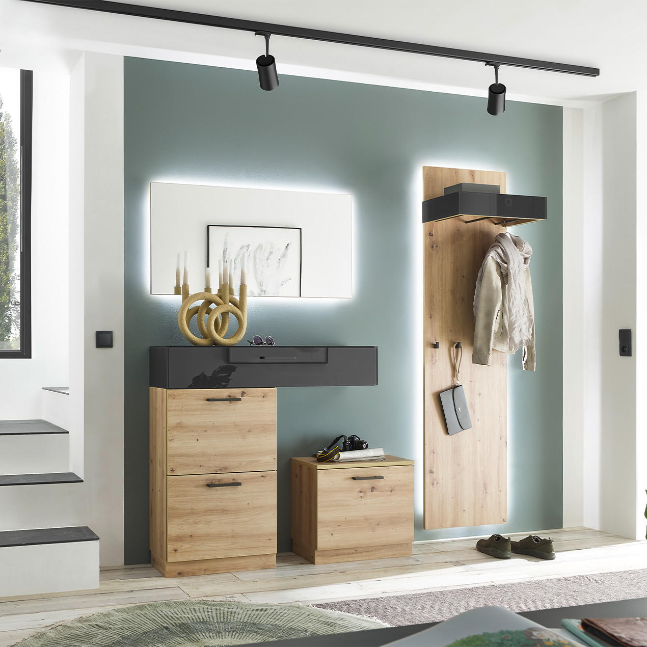 Musterring Garderobe Holz