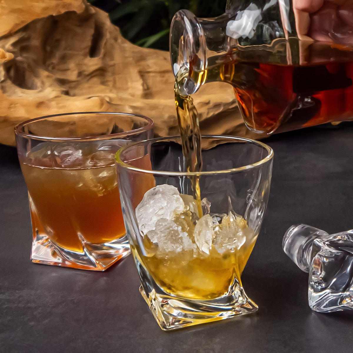 WHISKY GLAS Set (4-tlg.) - Transparent, Glas (0.3L) - Intirilife