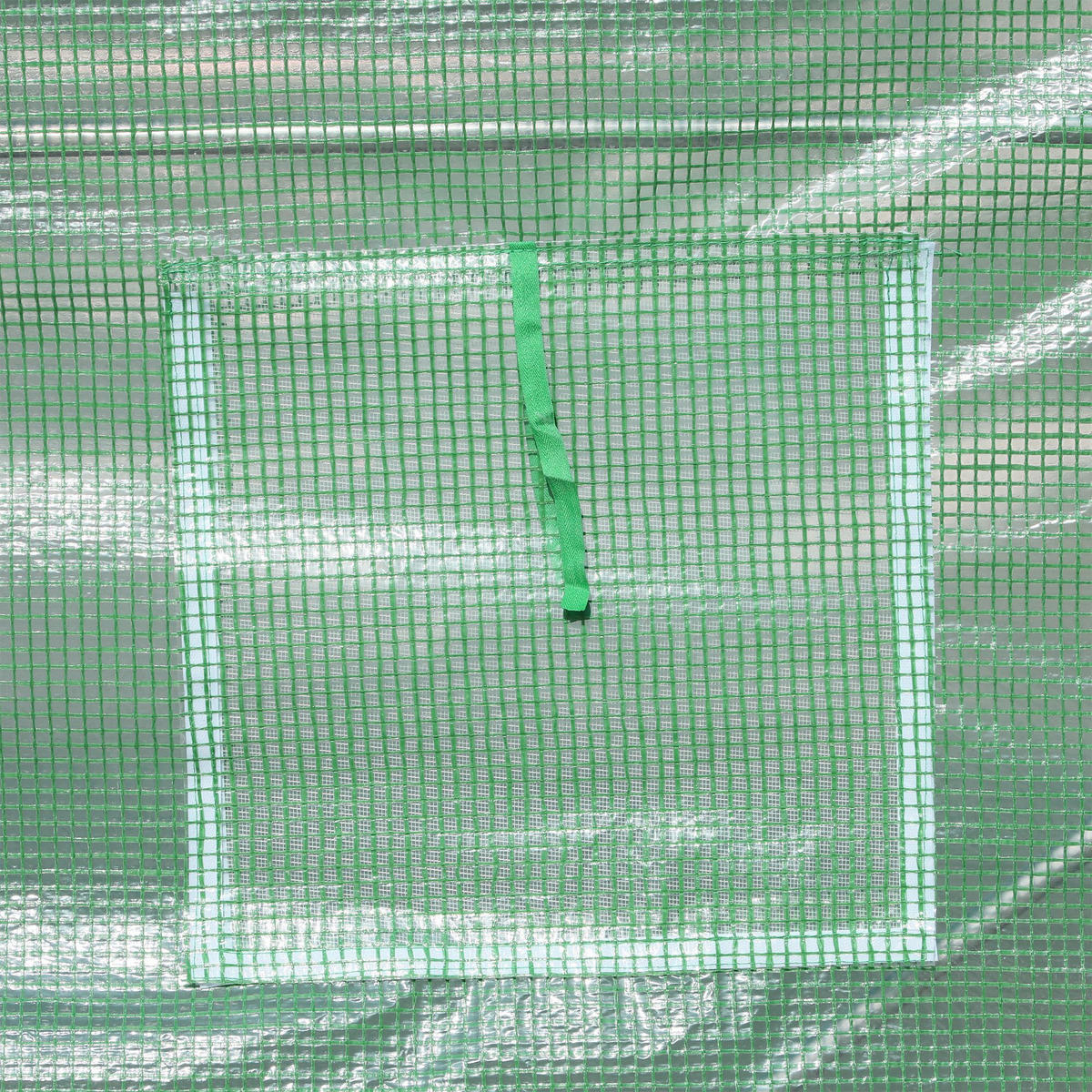 GEWÄCHSHAUS DE-11901 6 m² mit 4 Fenstern und verstärktem Rahmen Grün - Grün, Metall (200/210/300cm) - ComfortXL