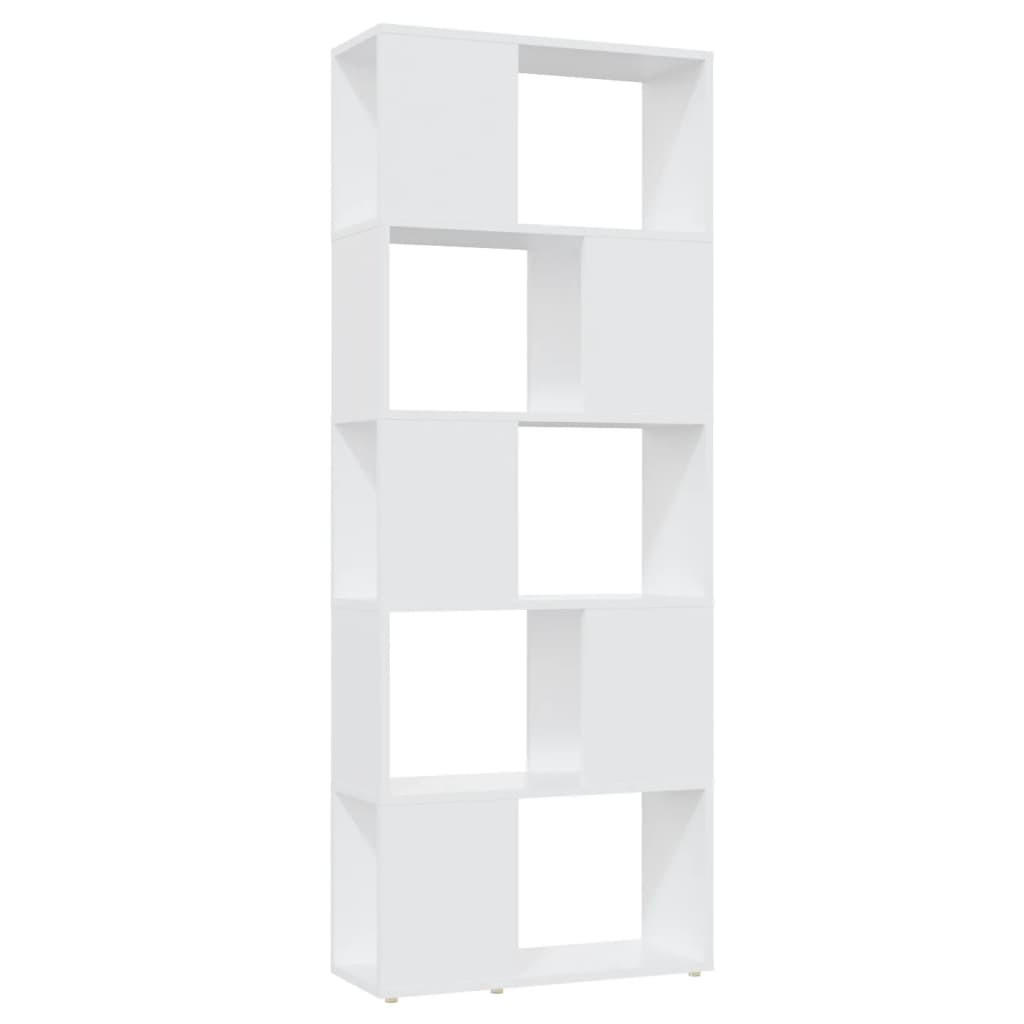 vidaXL Bücherregal Weiß 60x155x24 cm
