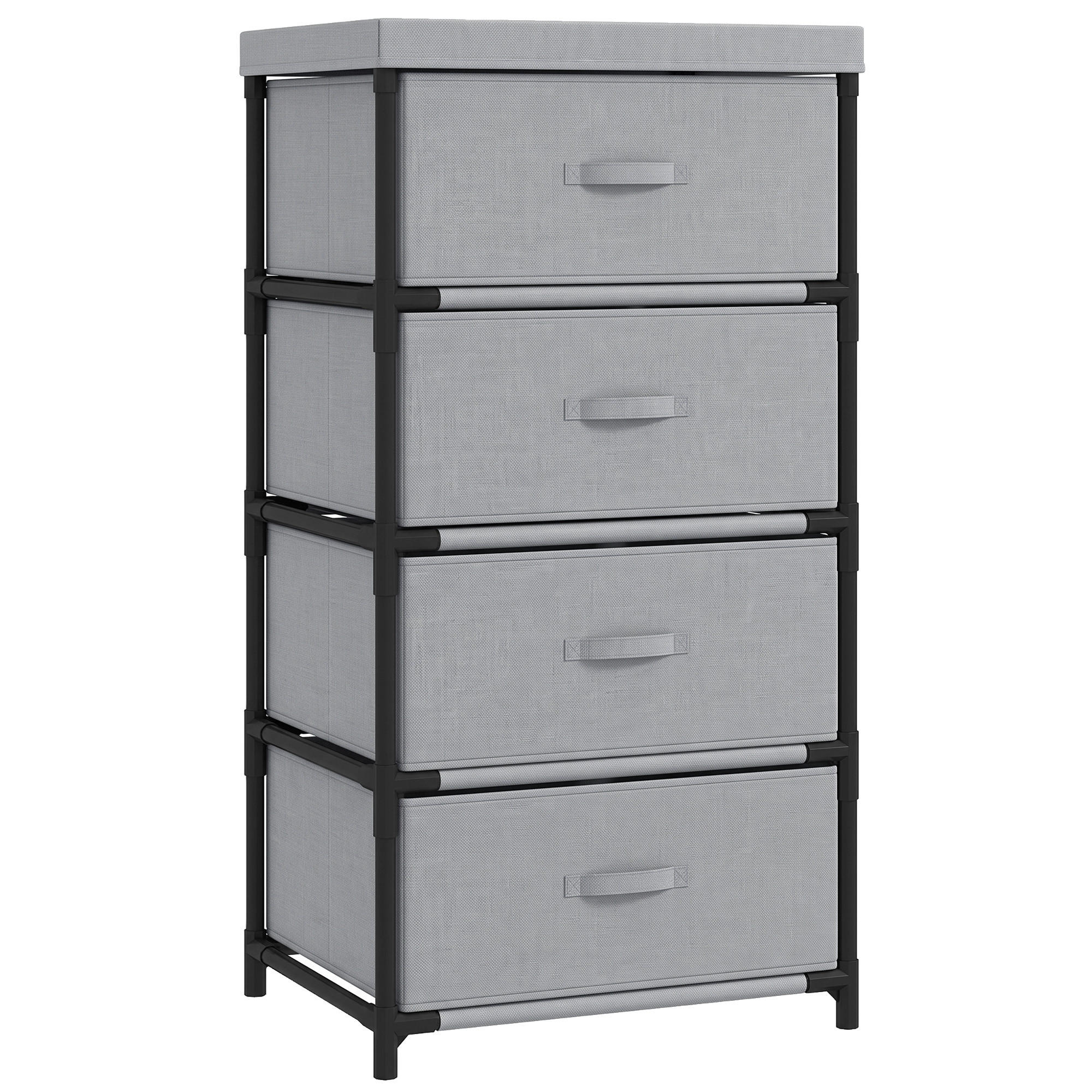 Homcom Kommode Grau 32x80x42 cm