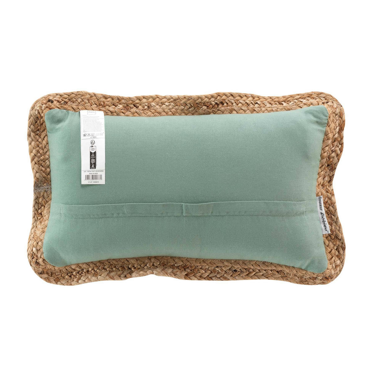 ZIERKISSEN Jute 30/50 cm - Grün, Naturmaterialien (30/50cm) - Douceur d´intérieur