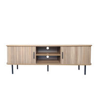 TV-MÖBEL Manado aus Holz Länge 140 cm - Braun, Holzwerkstoff (140/40/46cm) - Concept Usine