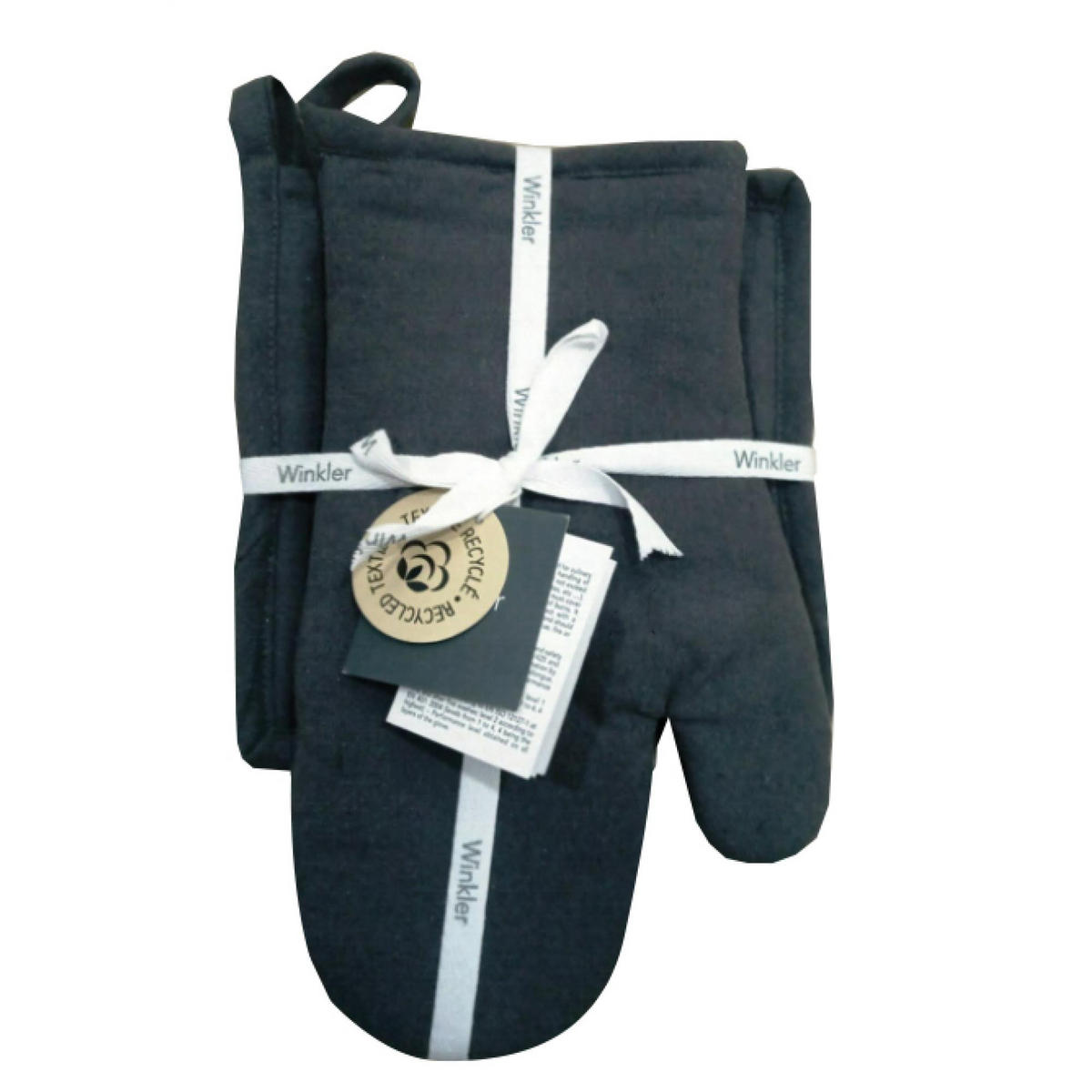 OFENHANDSCHUH UND TOPFLAPPEN Jona tannengrün 15 x 30 cm - Waldgrün, Textil (15/30cm) - Winkler