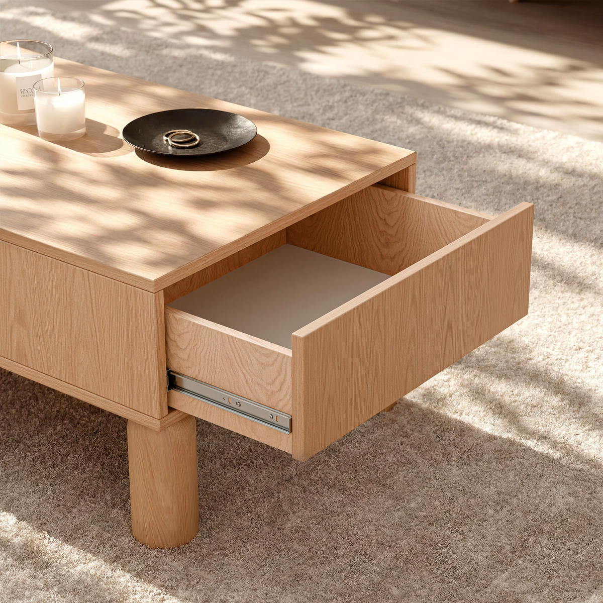 COUCHTISCH SENA - Eichefarben, Holzwerkstoff (40.6/110/61.6cm) - Idohome