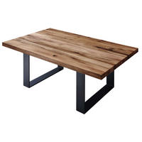 COUCHTISCH Wild-/Zerreiche 110x70x45 Tabacco brown geölt MONTREUX #316 - Braun, Holz (110/70/45cm) - Massivmoebel24