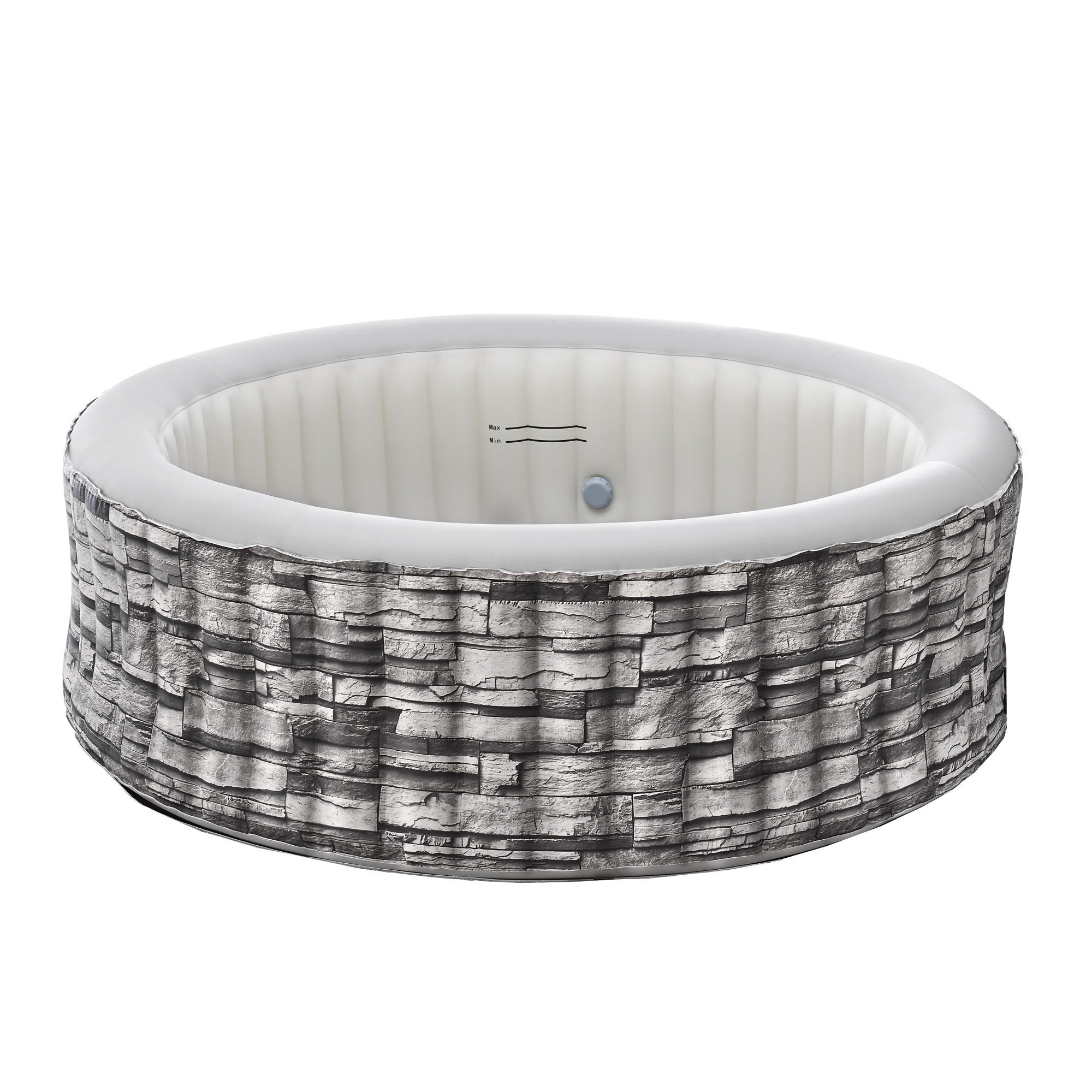 WHIRLPOOL Carosino - Grau, Kunststoff (204/70/204cm) - pro.tec