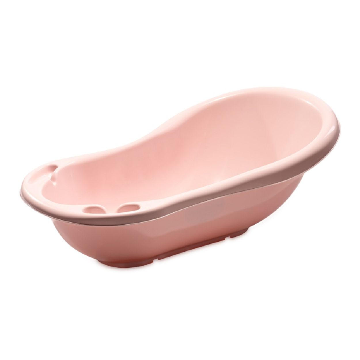 BABYBADEWANNE 1013012 rosa Wolke 84 cm, integrierte Ablagefächer, ergonomisches Design, leichtgewichtig - Rosa, Kunststoff (46/84cm) - Lorelli