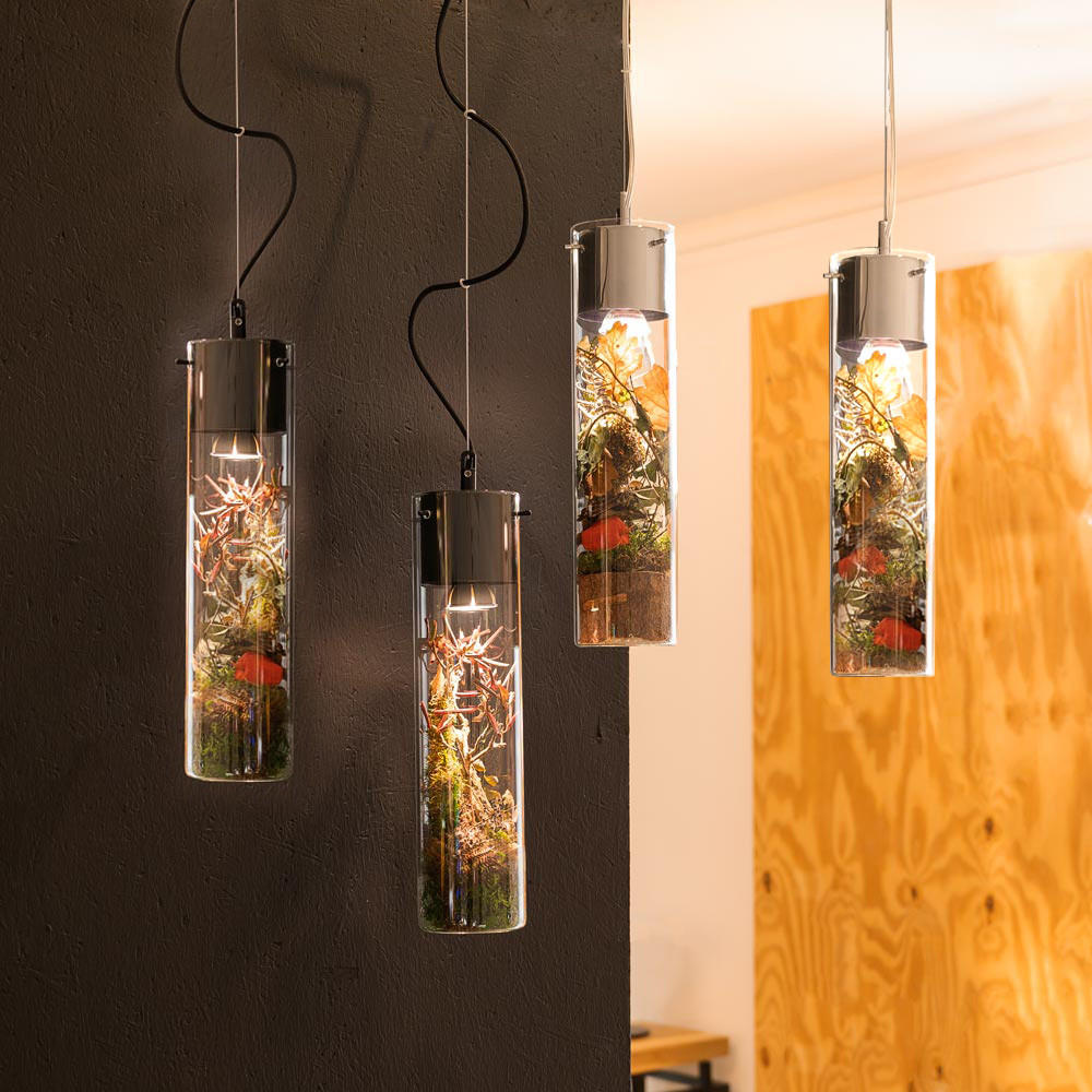 PENDELLEUCHTE MyLight Chrom - Chromfarben, Metall (11/11/40cm) - s.luce