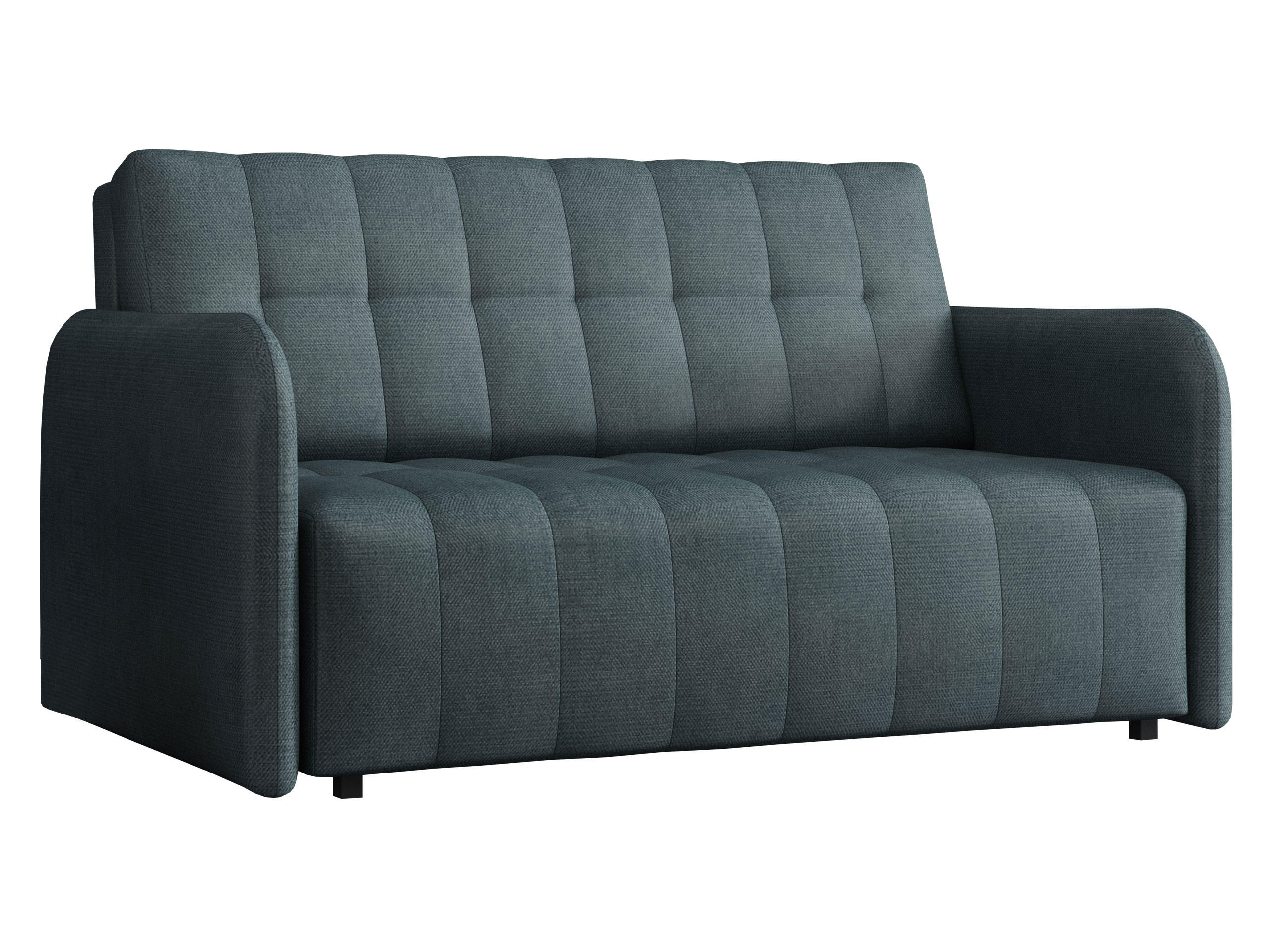 SCHLAFSOFA Viva Grand III - Blaugrau/Schwarz, Holz/Kunststoff (145/85/95cm) - MIRJAN24
