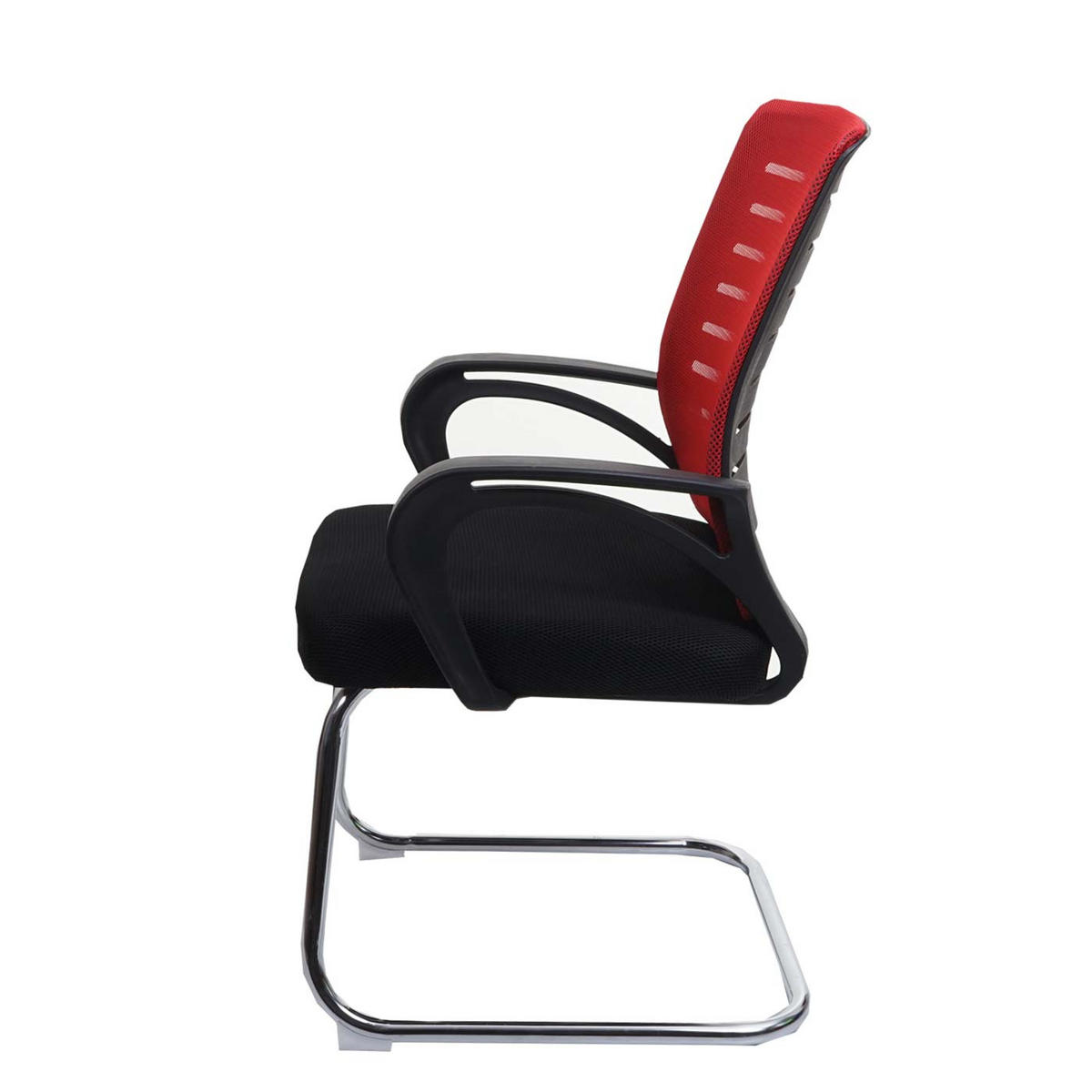 KONFERENZSTUHL Rot - Rot, Textil (60/94/49cm) - MCW