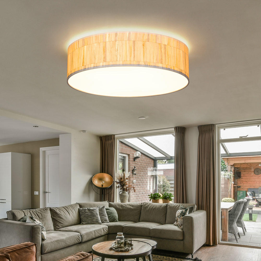 Thumbnail - Deckenleuchte, Mehrfarbig, Metall, 48x14x48 cm, Lampen & Leuchten, Innenbeleuchtung, Deckenleuchten