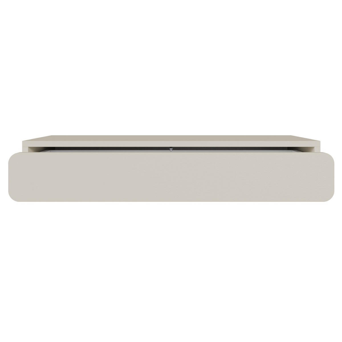 HÄNGEKONSOLE Wuwu Greige mit Schublade 90 cm - Taupe, Holzwerkstoff (90/17/35cm) - Selsey