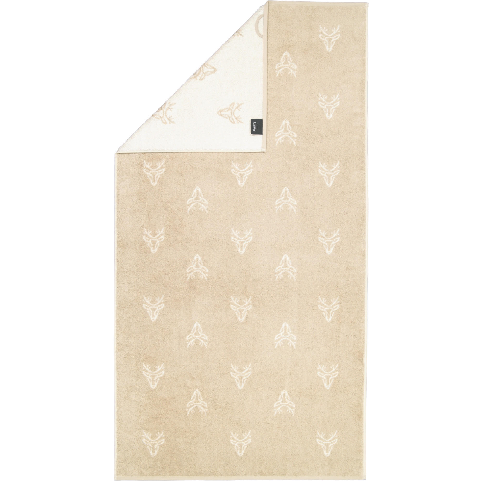 DUSCHTUCH ALPENCHIC EDITION ALLOVER 6229 NATUR - 33 - Beige, Textil (70/140cm) - Cawoe