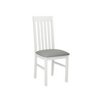 STUHL Nilo I, Holzfarbe: Weiß - Weiß/Grau, Holz (43/96/48cm) - MIRJAN24