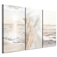 LEINWANDBILD Meer 3-tlg. 120x80 cm - Multicolor, Holz (120/80cm) - LUMASOUL