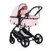 KOMBIKINDERWAGEN 2 in 1 Amore pink Getränkehalter Wickeltasche Fußabdeckung Korb - Rosa, Metall (95/63/105cm) - Chipolino