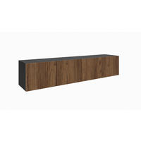 TV-SCHRANK MIO - Wildeiche/Schwarz, Holzwerkstoff (200/41/40cm) - Meblini