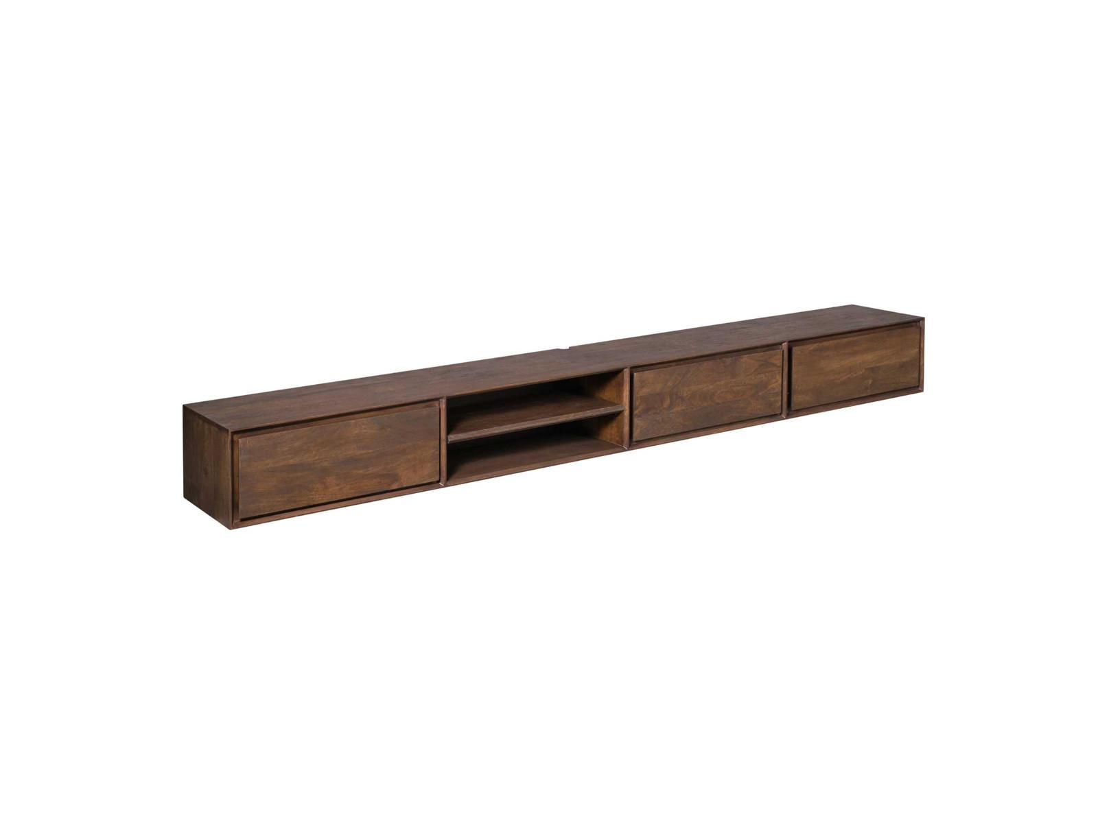 LOWBOARD Amoria Mangoholz 240 cm / 35 cm Braun - Braun, Holz (240/30/35cm) - Villa Möbel
