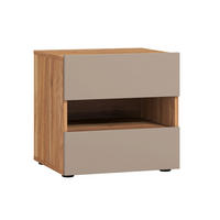 NOČNA OMARICA Iséa Siva - sivorjava, leseni material (46/45/40.5cm) - Petits-meubles