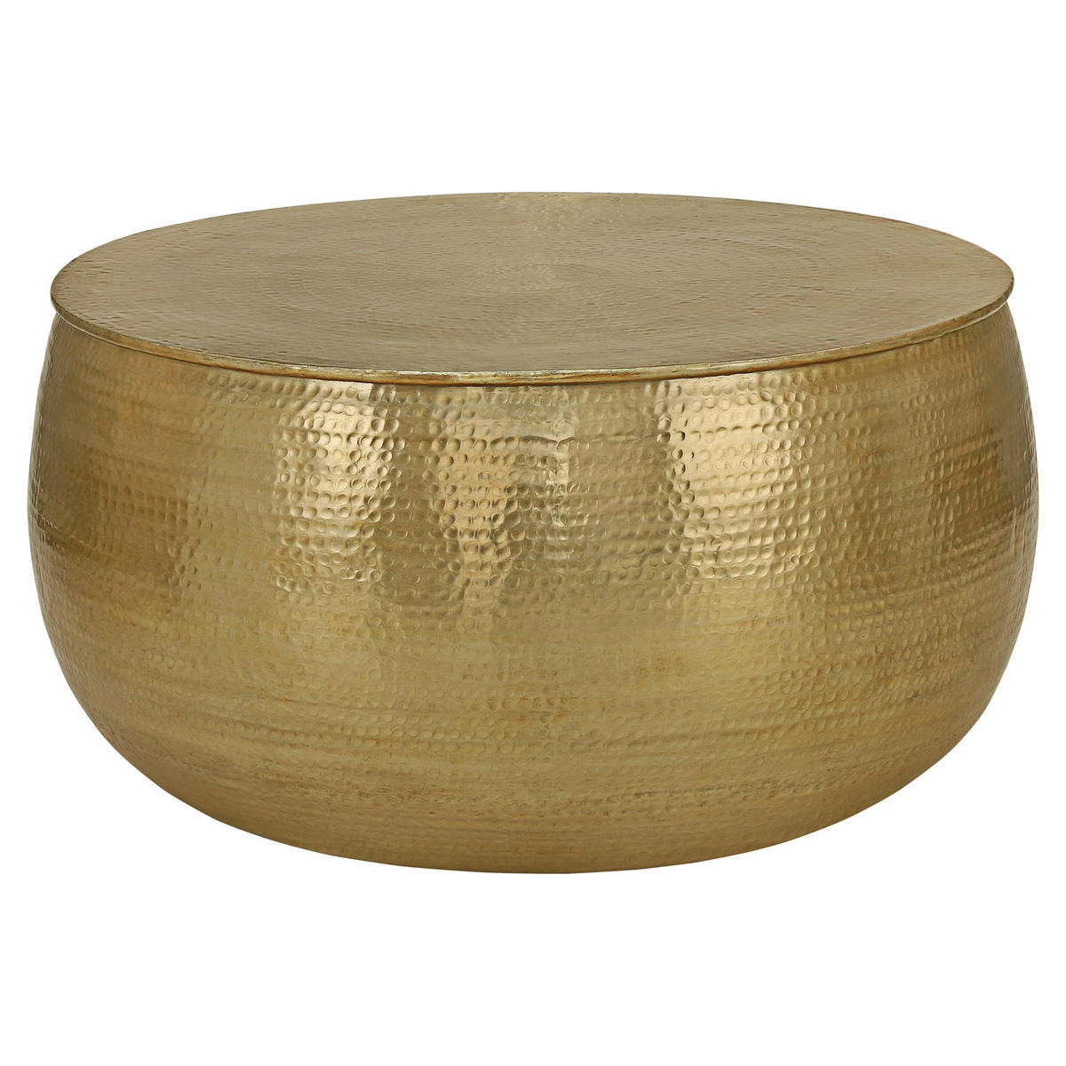 COUCHTISCH - Goldfarben, Metall (90/90/45cm) - WOMO-DESIGN