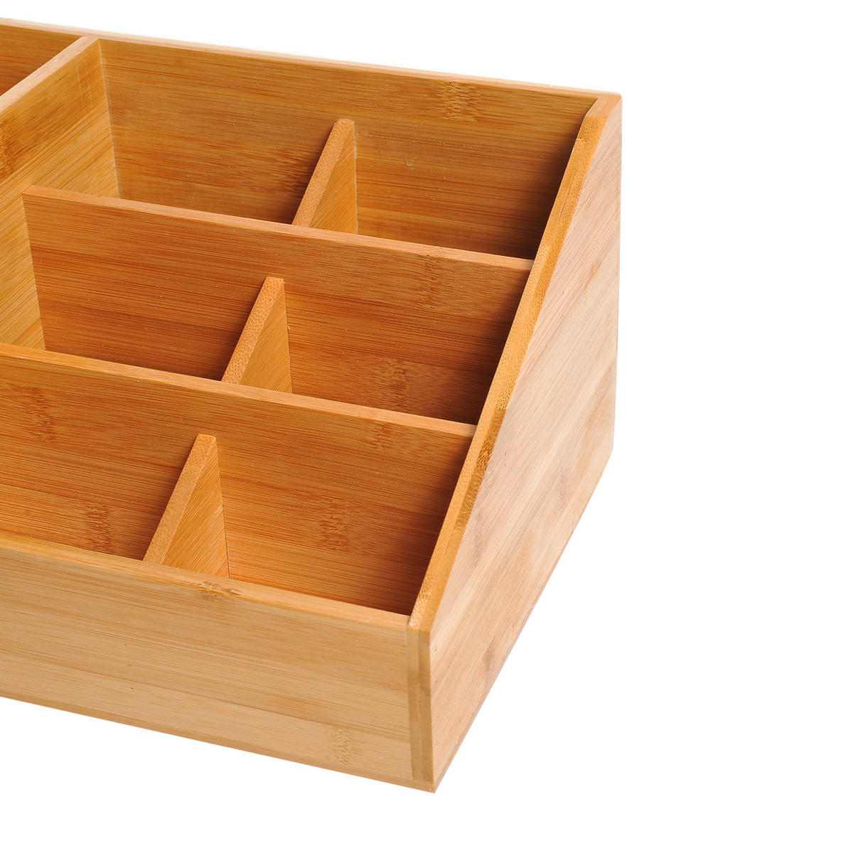 SCHREIBTISCHORGANIZER DE-08981 2 Schubladen, Bambus Natur - Naturfarben, Naturmaterialen (33/205/155cm) - ComfortXL
