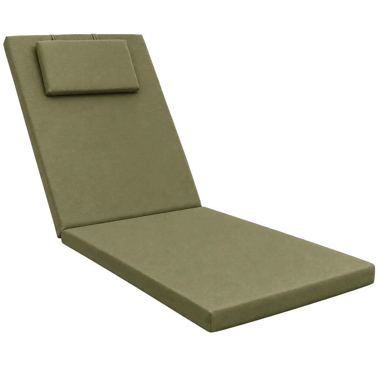 ROLLLIEGENAUFLAGE Loft RL 200x60x5cm Olivgrün - Olivgrün, Textil (60/200cm) - Beautissu 