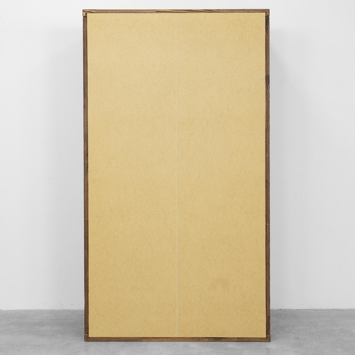 KLEIDERSCHRANK aus Massivholz MARIKA - Dunkelbraun, Holz (100/184/60cm) - Seart