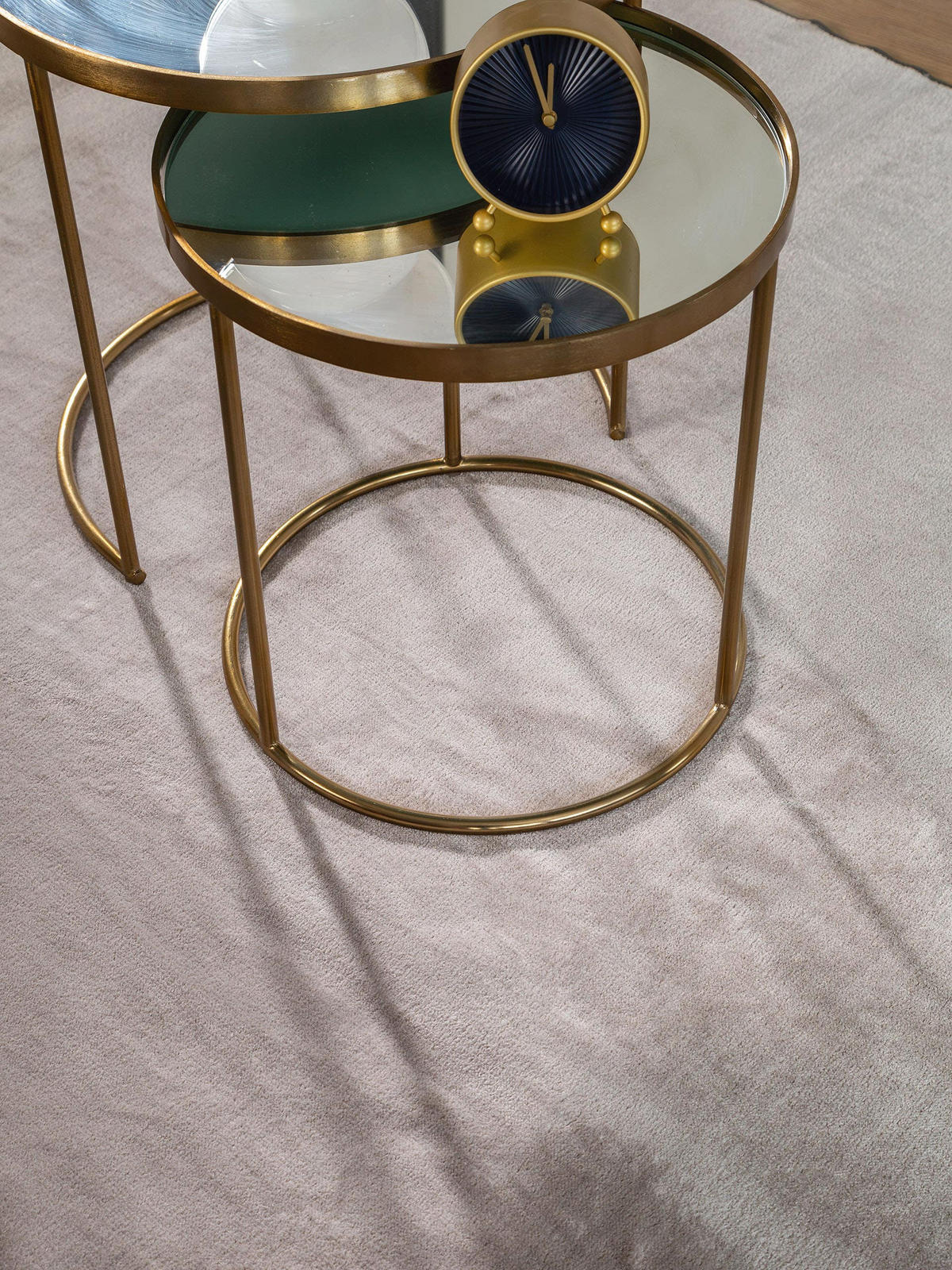 TEPPICH Daisy Grau 66x110 cm - Grau, Textil (66/110cm) - benuta