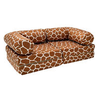 MODULARES Kindersofa Giraffe – weiches Spielsofa zum Spielen und Entspannen - Braun, Textil (142/25/71cm) - Bees & Blooms