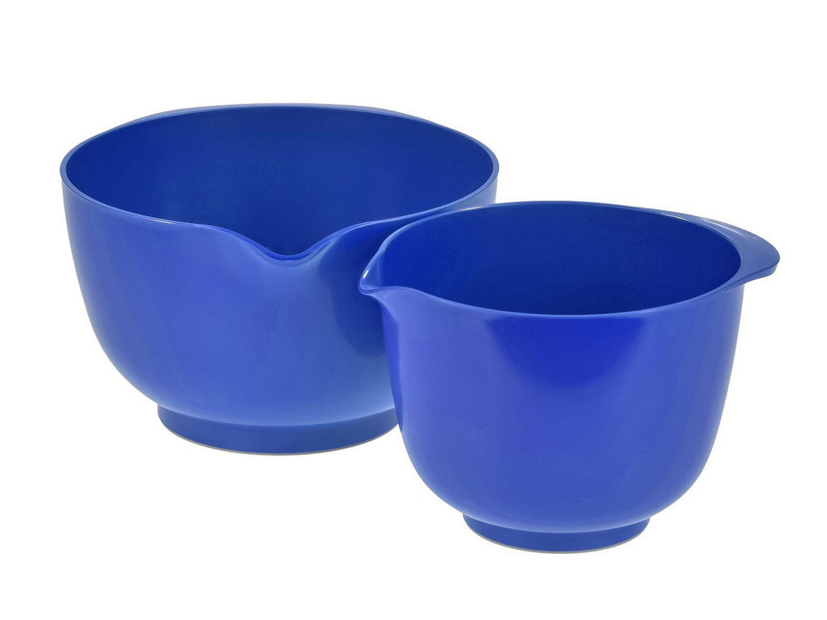 RÜHRSCHÜSSEL-SET Margrethe New blau (2tlg) - Blau, Kunststoff (21/15cm) - Rosti