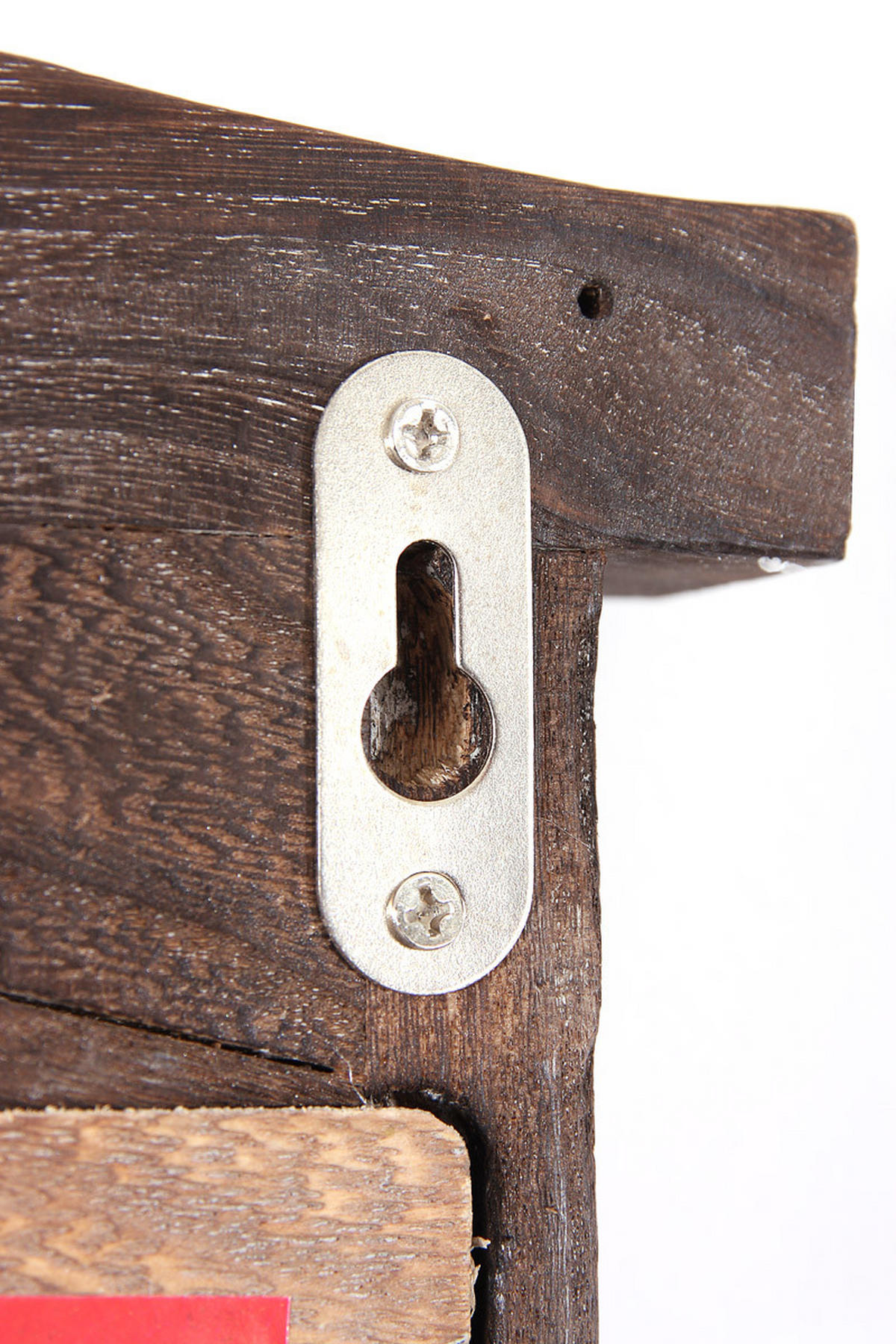 WANDSPIEGEL MIT FENSTERLÄDEN Dunkelbraun - Dunkelbraun, Holz (42/53/5cm) - MCW