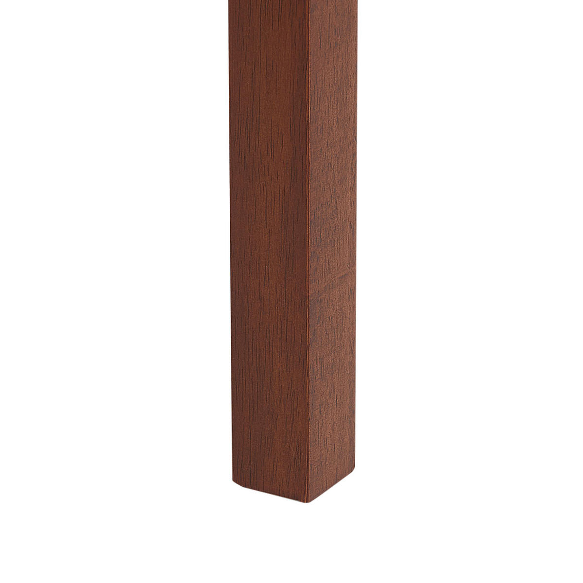 ESSZIMMERSTUHL 2er-Set Dunkler Holzfarbton Ortley - Dunkelbraun/Beige, Holz (40/96/51cm) - Beliani