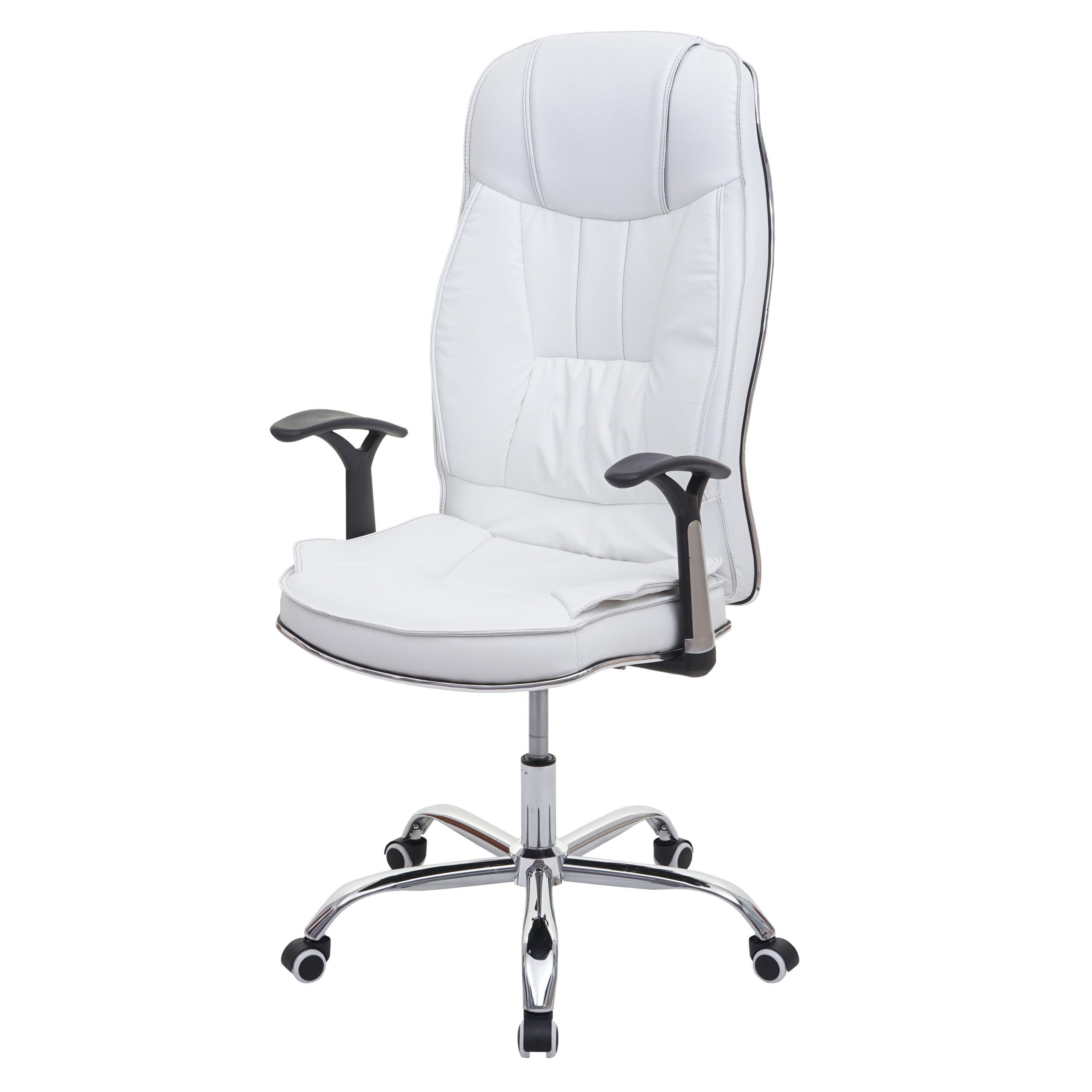BÜROSTUHL Weiß - Weiß, Textil (70/131/93cm) - MCW