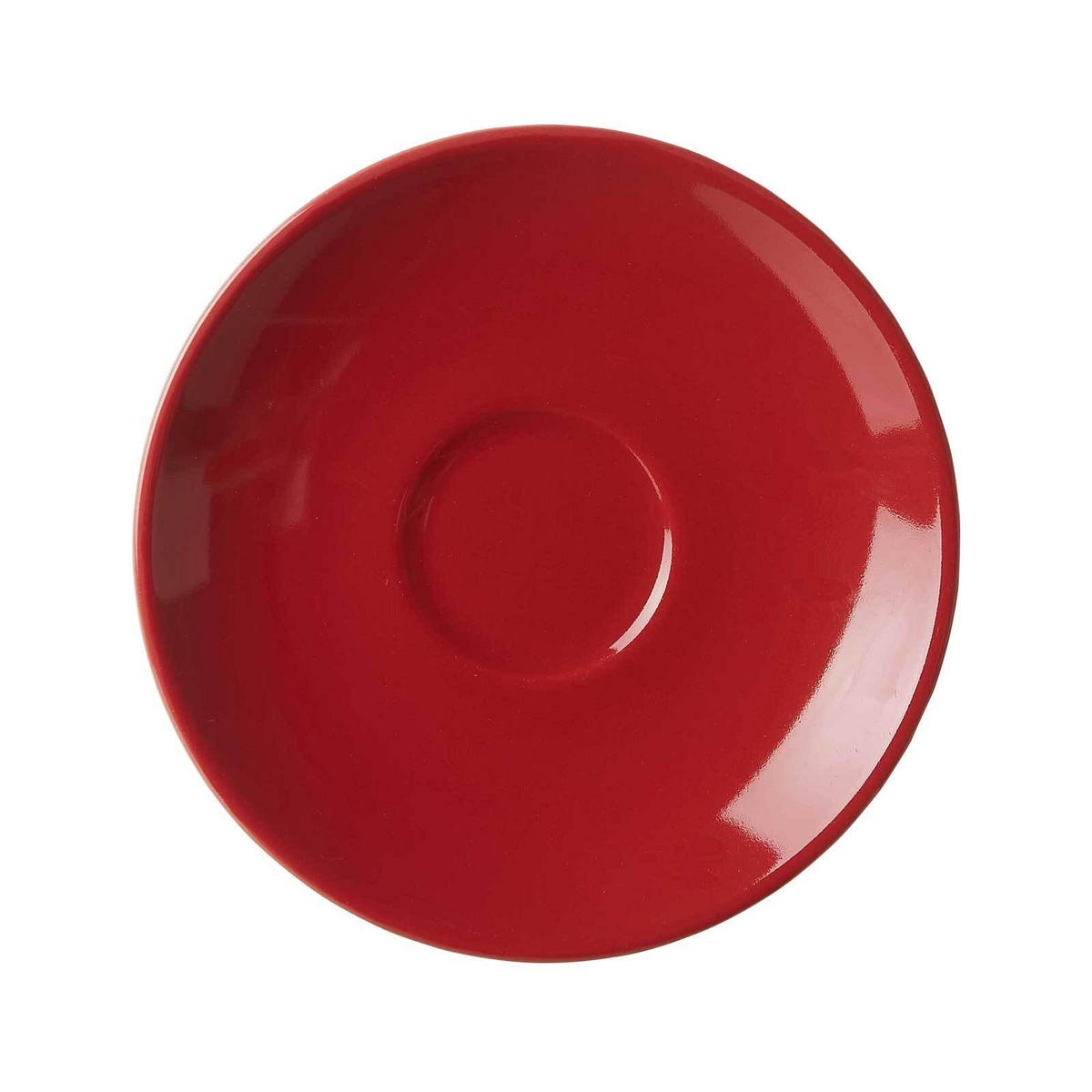 ESPRESSOTASSE MIT UNTERTASSE Doppio Rot 80 ml - Rot, Keramik (12/7/12cm) - Ritzenhoff Breker