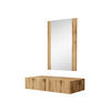 SCHMINKTISCH Vamos - Braun, Holzwerkstoff (80/17/42cm) - MIRJAN24